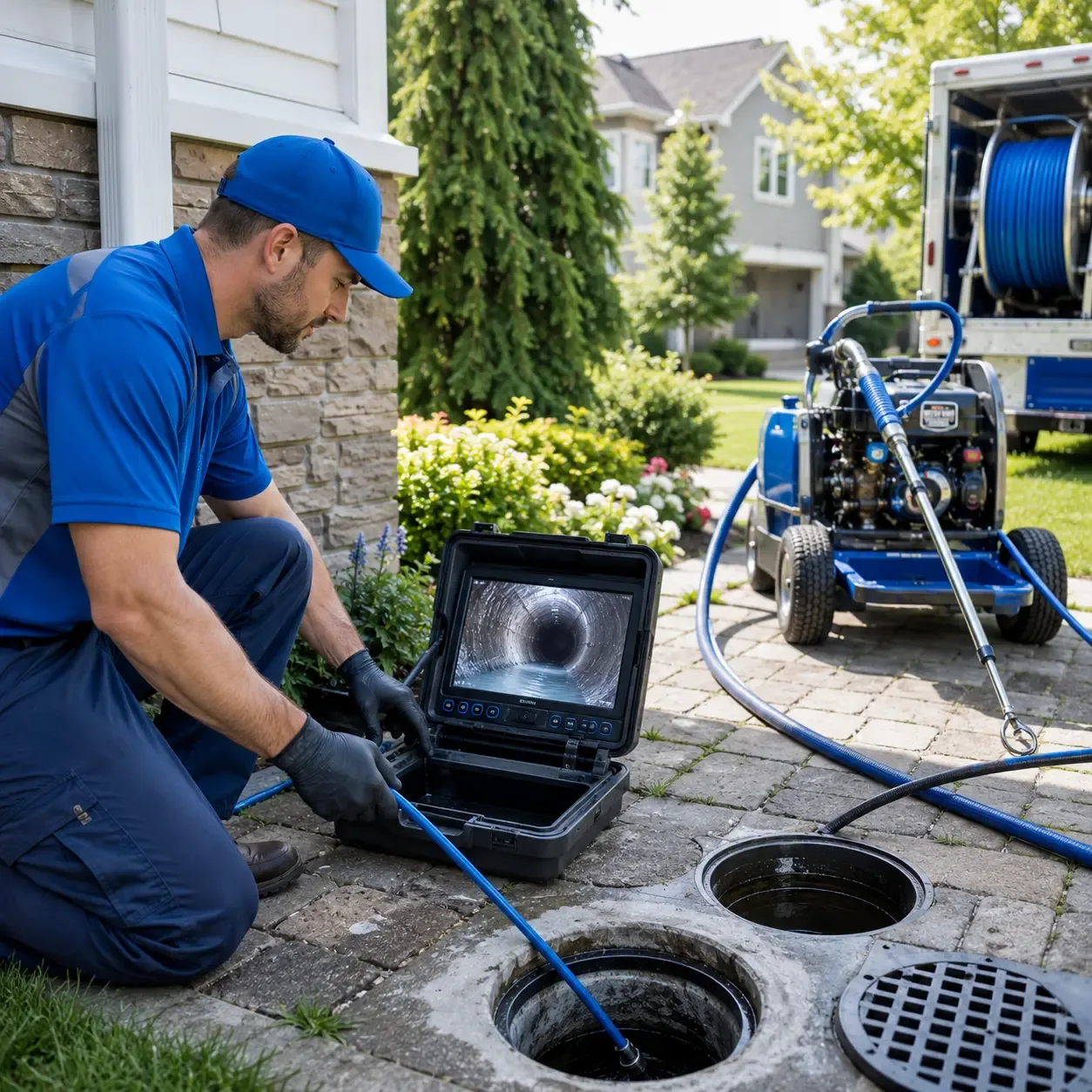 Outdoor drain cleaning professionals serving Riverside, CT